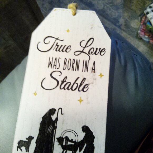 STUNNING WOODEN CHRISTMAS VINTAGE TREE DECARTION - Picture 1 of 1